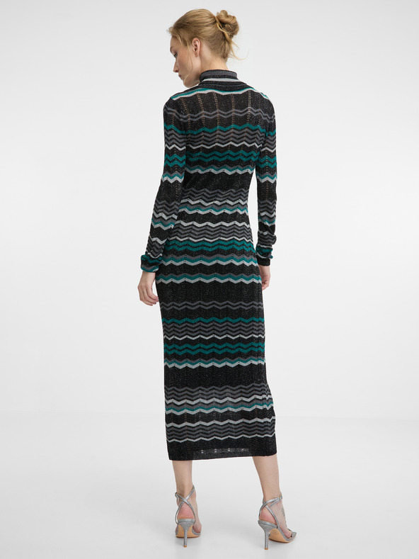 Orsay Crna ženska midi haljina ORSAY