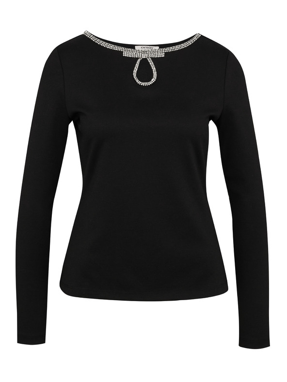 Orsay Crna ženska bluza s dugim rukavima ORSAY