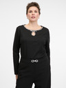 Orsay Crna ženska bluza s dugim rukavima ORSAY
