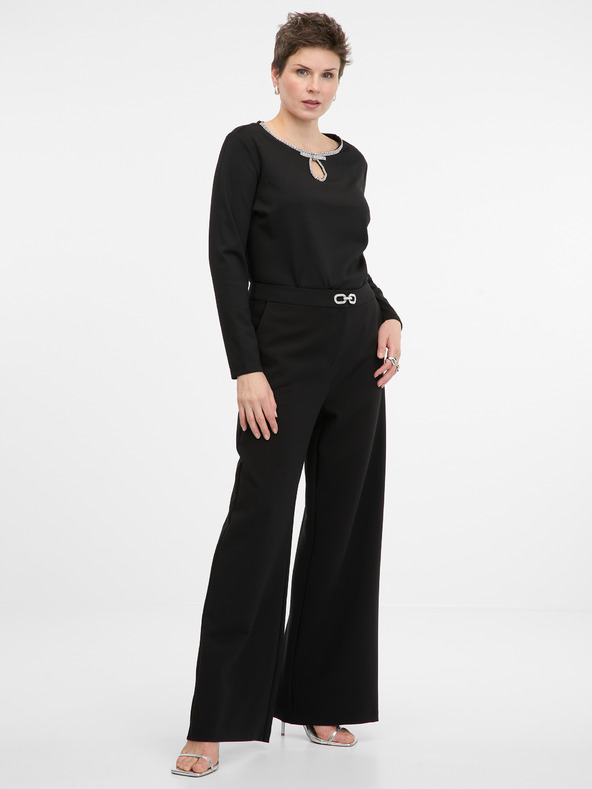 Orsay Crna ženska bluza s dugim rukavima ORSAY