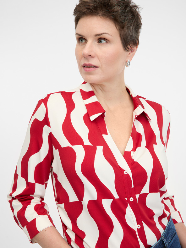 Orsay Crvena ženska bluza sa ORSAY kragnom