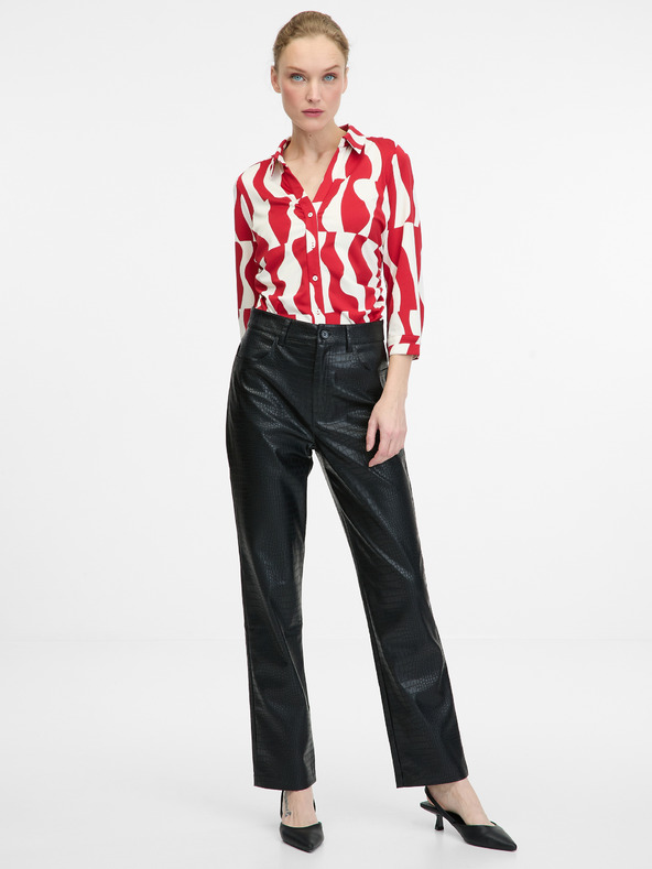 Orsay Crvena ženska bluza sa ORSAY kragnom