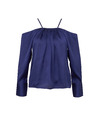 Orsay Tamnoplava ženska bluza spuštenih ramena ORSAY