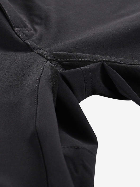 ALPINE PRO Muški softshell kapri ALPINE PRO WEDER crni