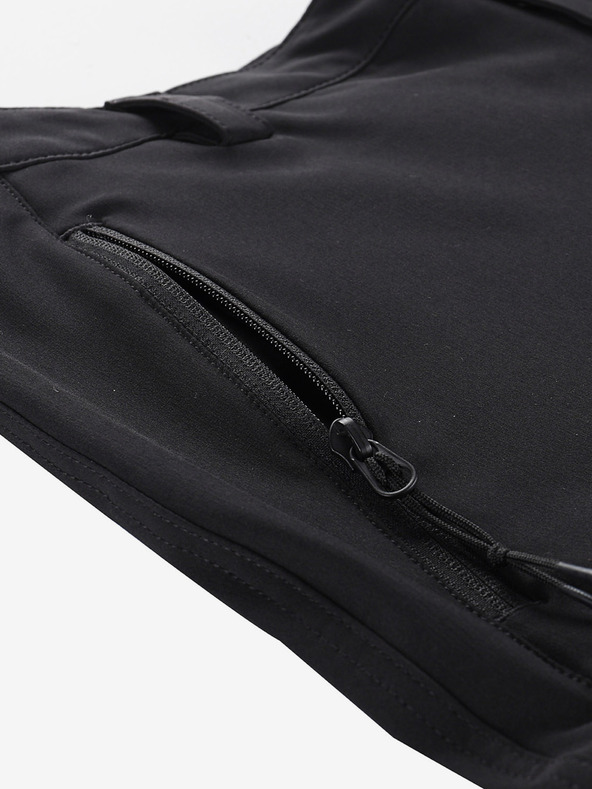 ALPINE PRO Muški softshell kapri ALPINE PRO WEDER crni