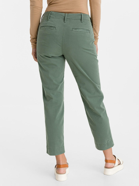 GAP Khaki hlače High Rise ravnog kroja GAP