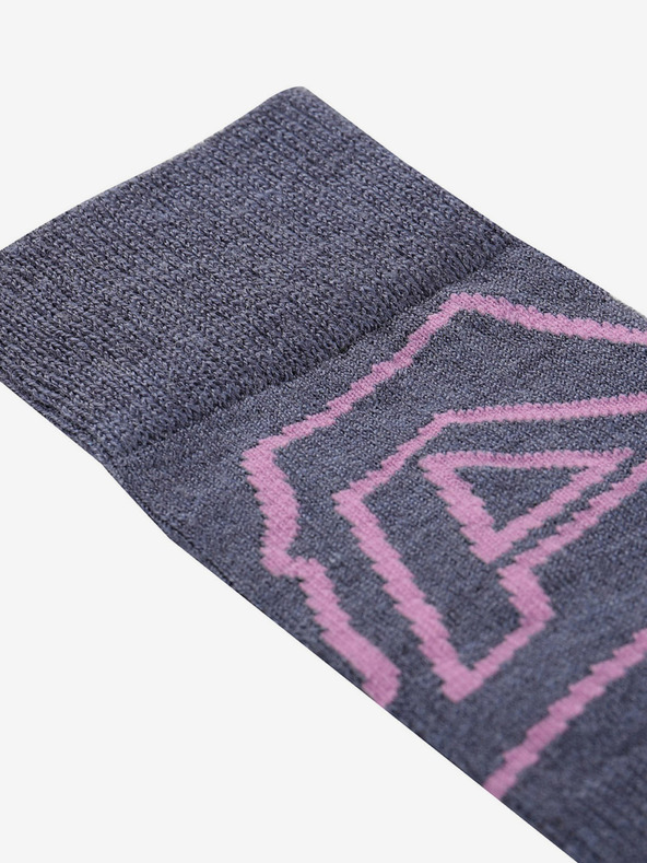 ALPINE PRO Sive ženske čarape od Merino vune ALPINE PRO Phalte