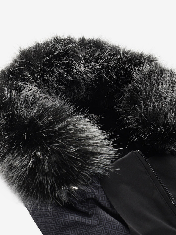 ALPINE PRO Crna ženska skijaška jakna s membranom PTX ALPINE PRO Olada