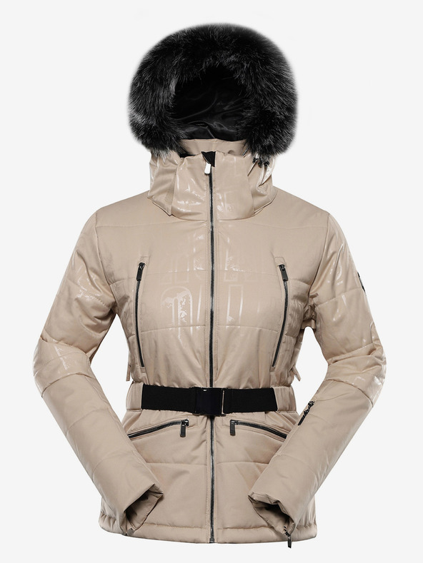 ALPINE PRO Ženska skijaška jakna s membranom ptx snow ALPINE PRO DAMA white pepper