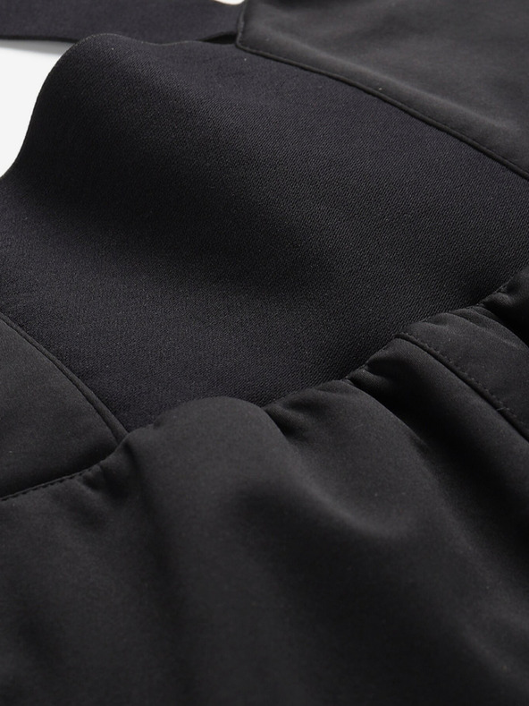 ALPINE PRO Ženske skijaške softshell hlače s membranom ALPINE PRO GERANA crne