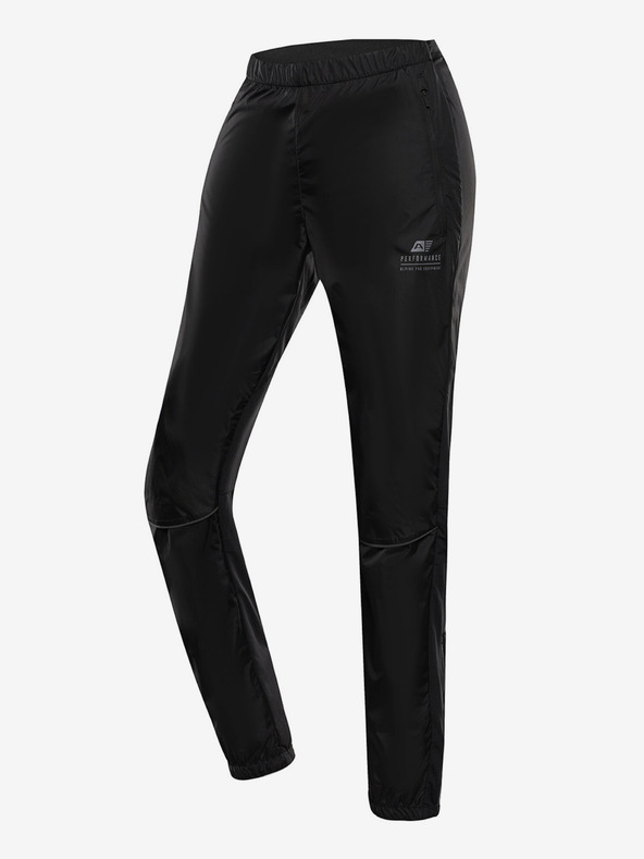 ALPINE PRO Muške brzosušeće hlače s dwr tretmanom ALPINE PRO SAMUL crne