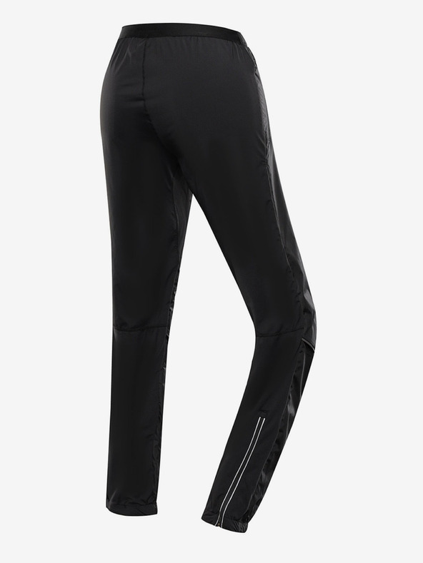 ALPINE PRO Muške brzosušeće hlače s dwr tretmanom ALPINE PRO SAMUL crne