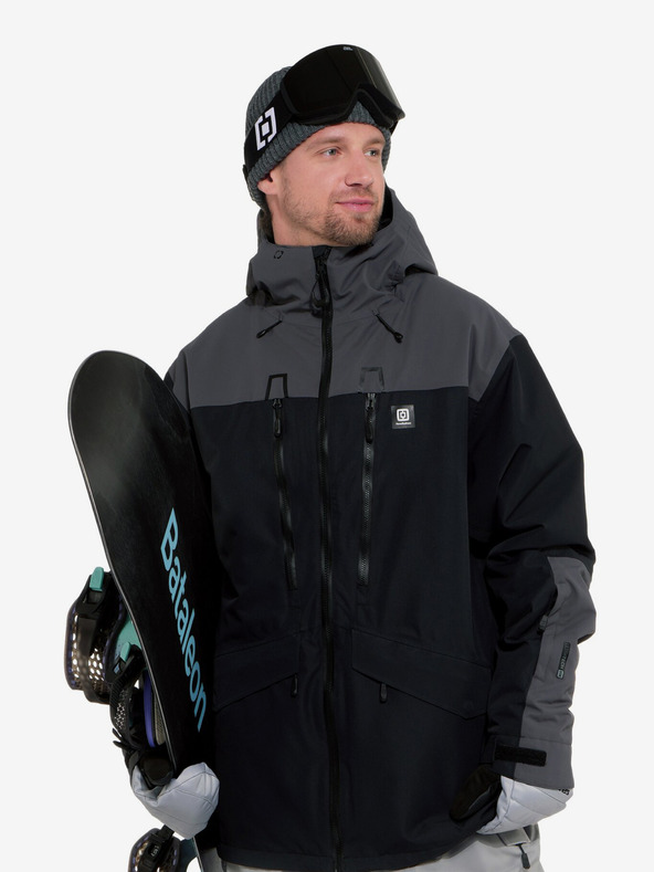 Horsefeathers Jakna Halen II - crno/željezno Horsefeathers