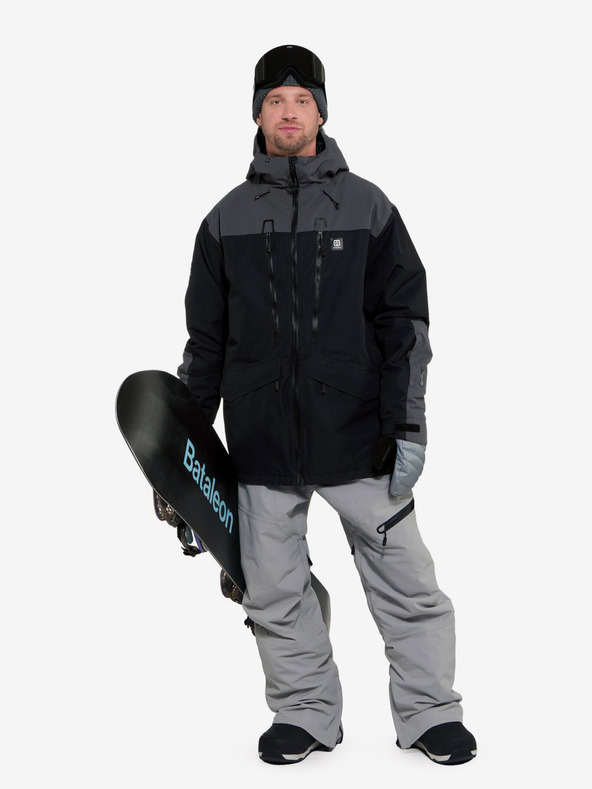 Horsefeathers Jakna Halen II - crno/željezno Horsefeathers