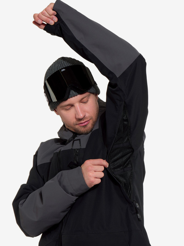 Horsefeathers Jakna Halen II - crno/željezno Horsefeathers