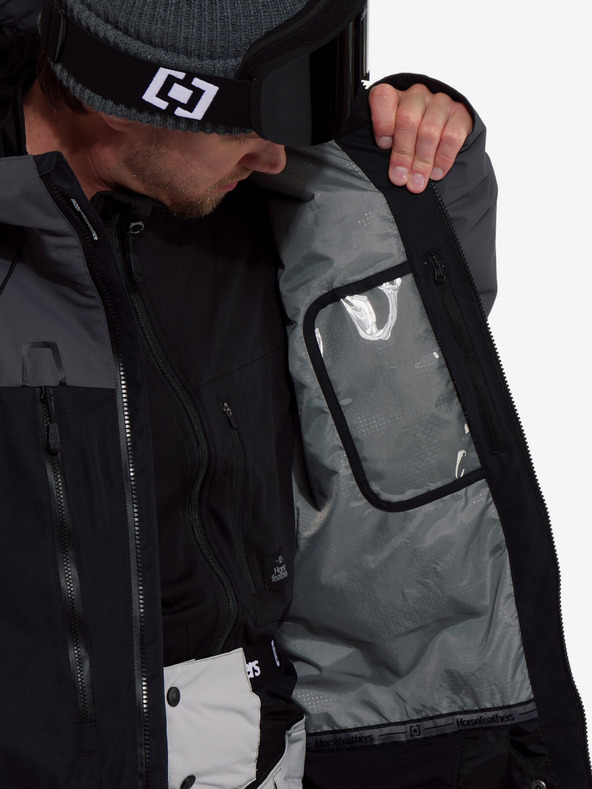 Horsefeathers Jakna Halen II - crno/željezno Horsefeathers