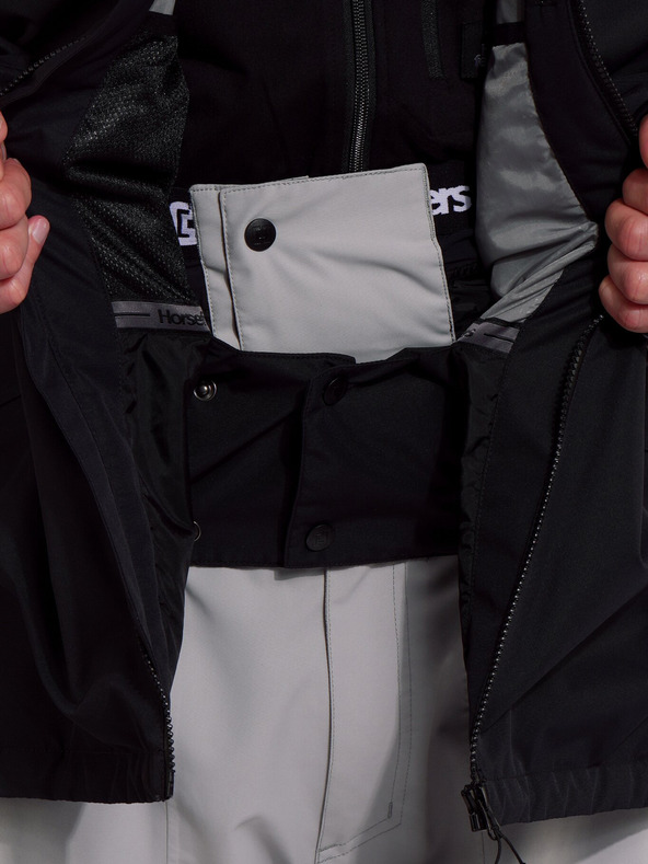 Horsefeathers Jakna Halen II - crno/željezno Horsefeathers