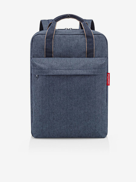 Reisenthel Tamnoplavi muški ruksak Reisenthel Allday Backpack M Herringbone Dark Blue