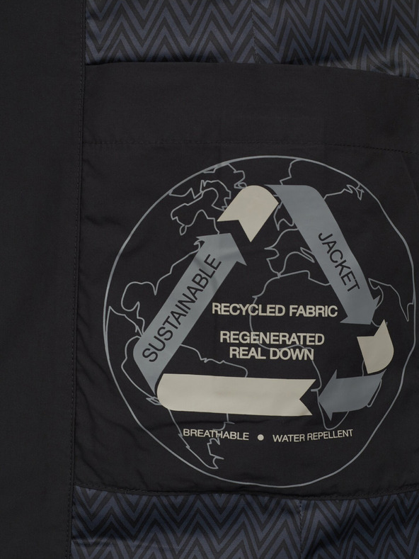 Geox Crna ženska prošivena jakna Geox Catria