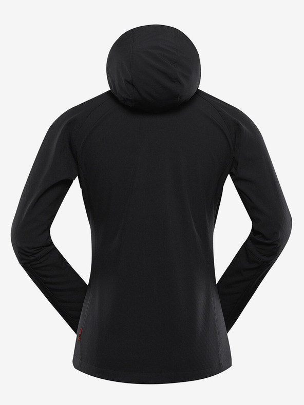 ALPINE PRO Crna ženska softshell jakna s Alpine Pro Hoora membranom