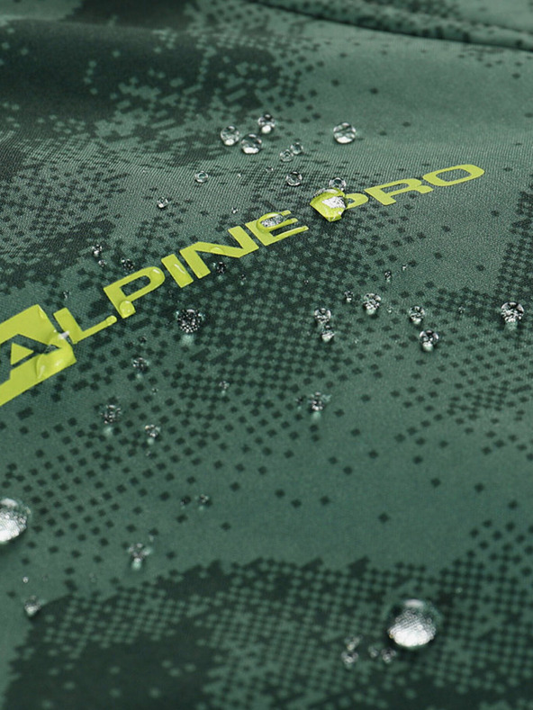 ALPINE PRO Zelena dječja softshell jakna s Alpine Pro Ezoro membranom