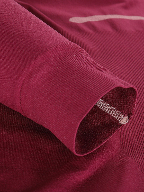 ALPINE PRO Tamno roze žensko funkcionalno donje rublje - Alpine Pro Seama majica