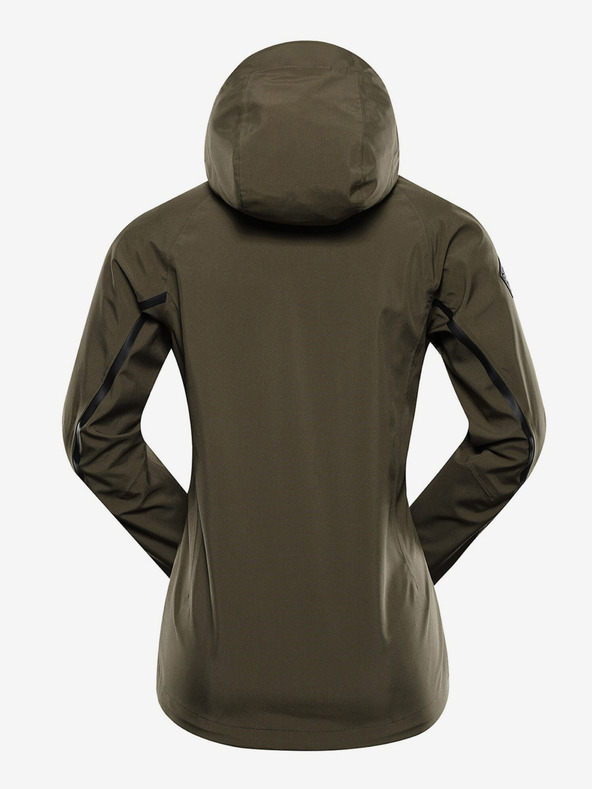 ALPINE PRO Tamnozelena ženska softshell jakna s Alpine Pro Jerda membranom