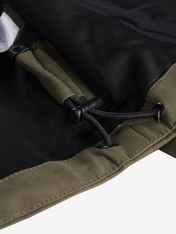 ALPINE PRO Tamnozelena ženska softshell jakna s Alpine Pro Jerda membranom