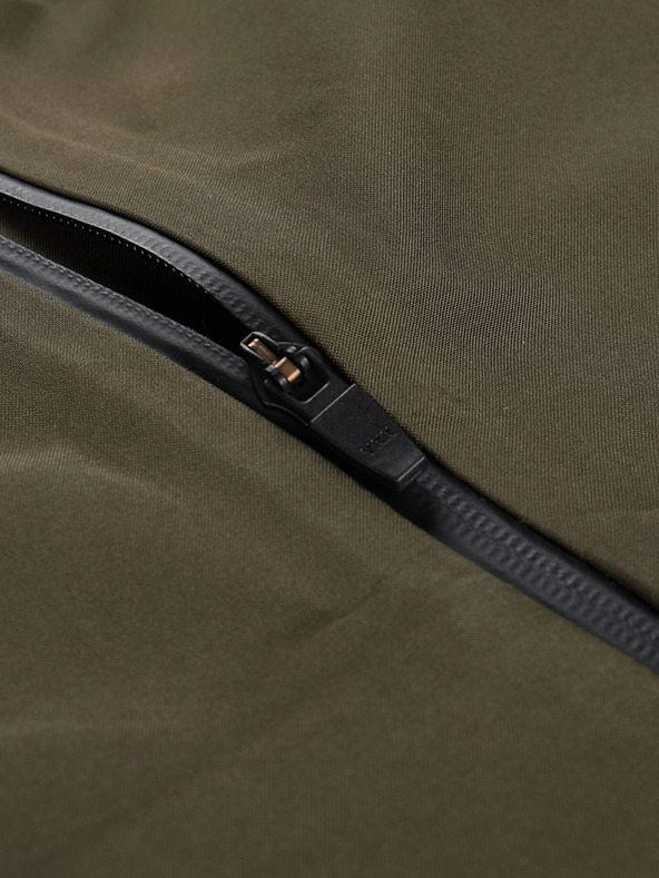 ALPINE PRO Tamnozelena ženska softshell jakna s Alpine Pro Jerda membranom