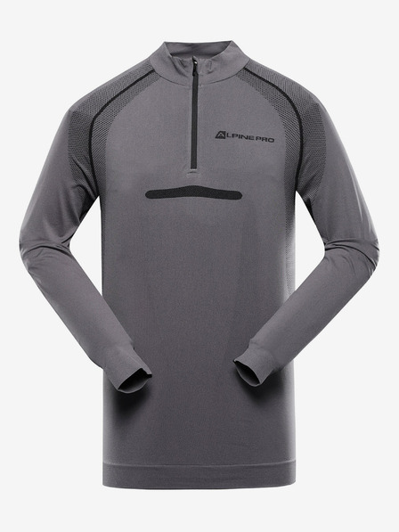 ALPINE PRO Sivo muško funkcionalno donje rublje - Alpine Pro Seam T-shirt