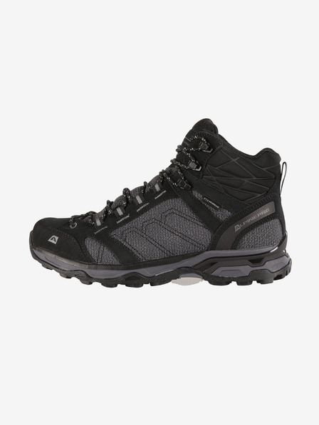 ALPINE PRO Vanjske cipele od kevlara s ptx membranom ALPINE PRO CERNE crne