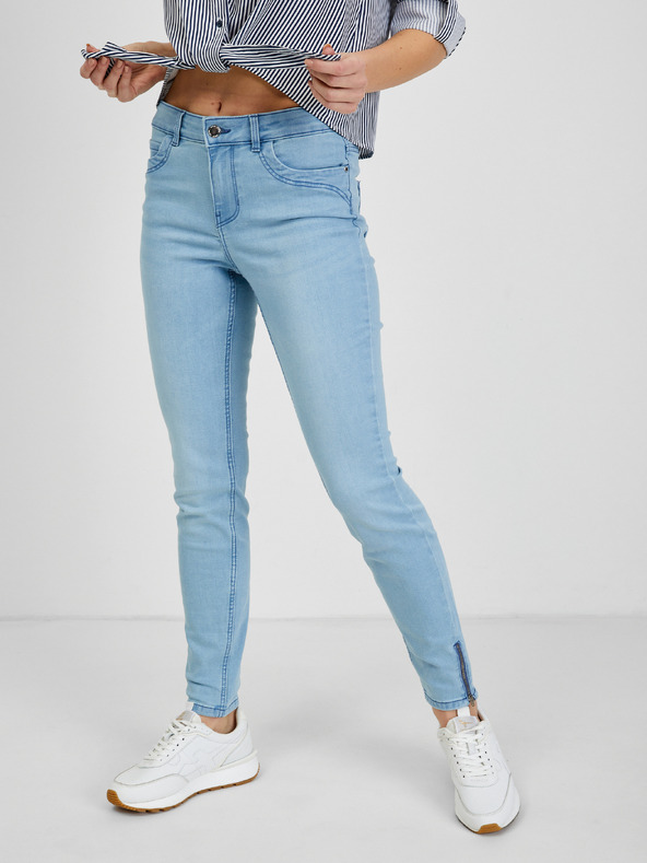 Orsay Svijetloplave ženske skinny fit traperice ORSAY