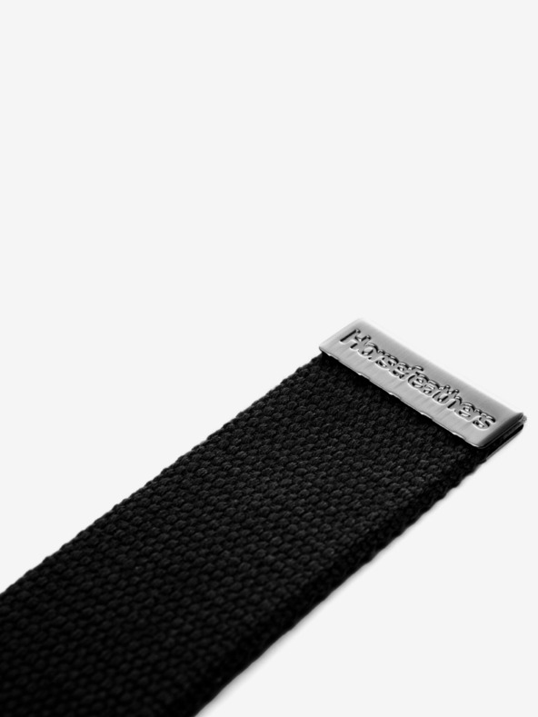 Horsefeathers Pojas Idol Plain - crno KONJSKO PERJE