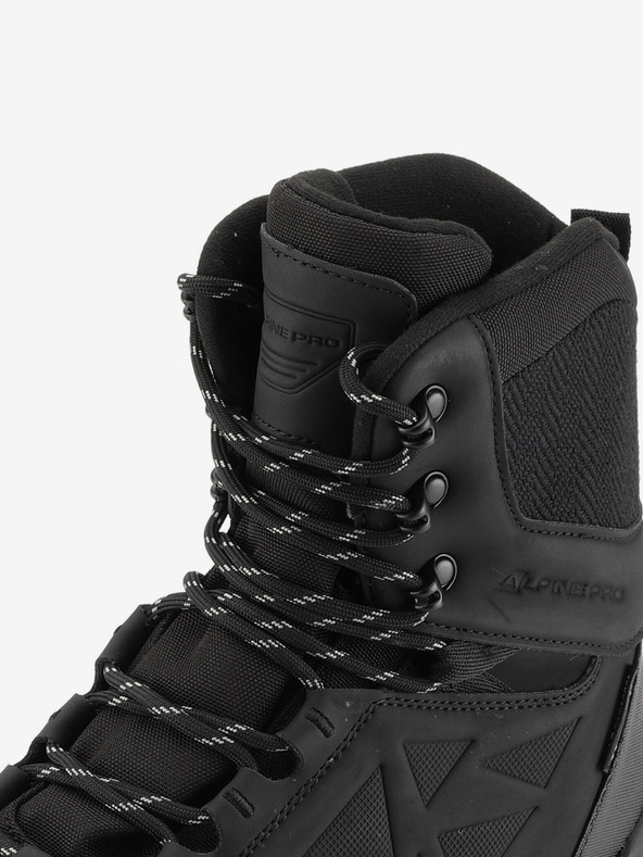 ALPINE PRO Muške zimske cipele s giga boomom i ptx membranom ALPINE PRO NERBE crne boje