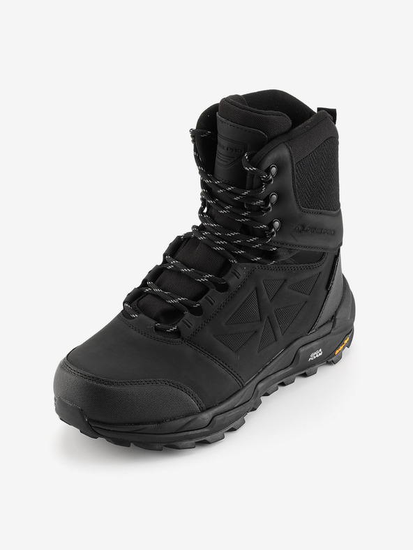 ALPINE PRO Muške zimske cipele s giga boomom i ptx membranom ALPINE PRO NERBE crne boje