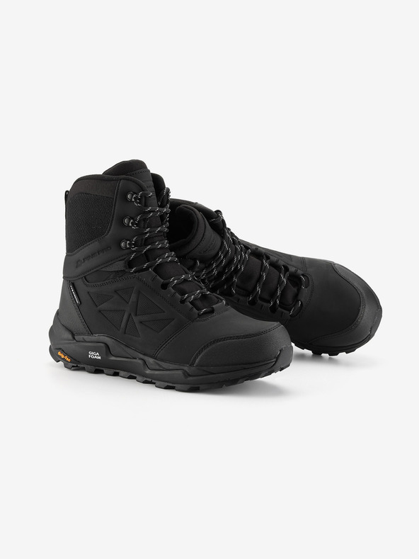 ALPINE PRO Muške zimske cipele s giga boomom i ptx membranom ALPINE PRO NERBE crne boje