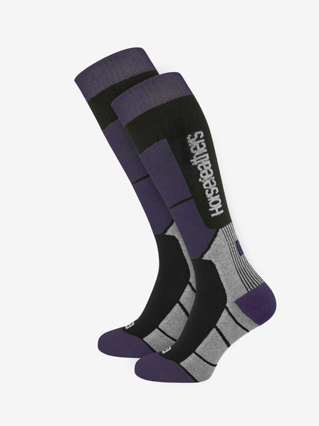 Horsefeathers Čarape za snowboard Totia Thermolite - grape size 5 - 7 HORSEFEATHERS