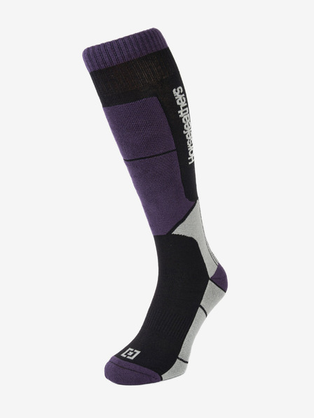 Horsefeathers Čarape za snowboard Totia Thermolite - grape size 5 - 7 HORSEFEATHERS