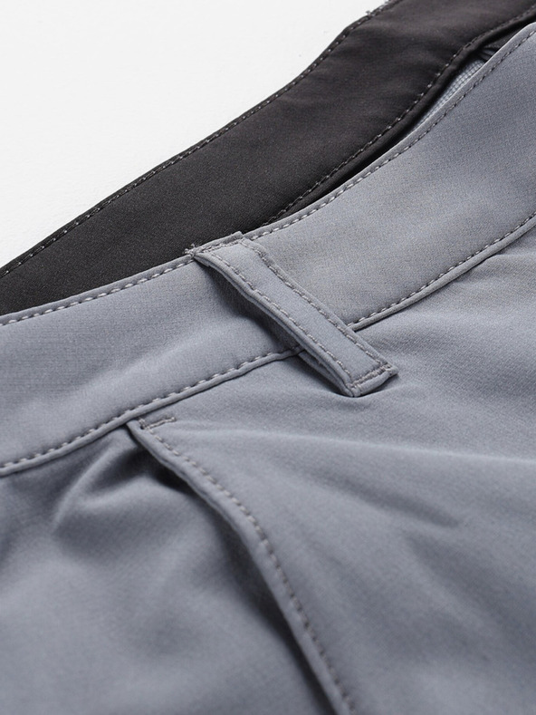 ALPINE PRO Muške softshell kratke hlače ALPINE PRO BAK dimljeni biser