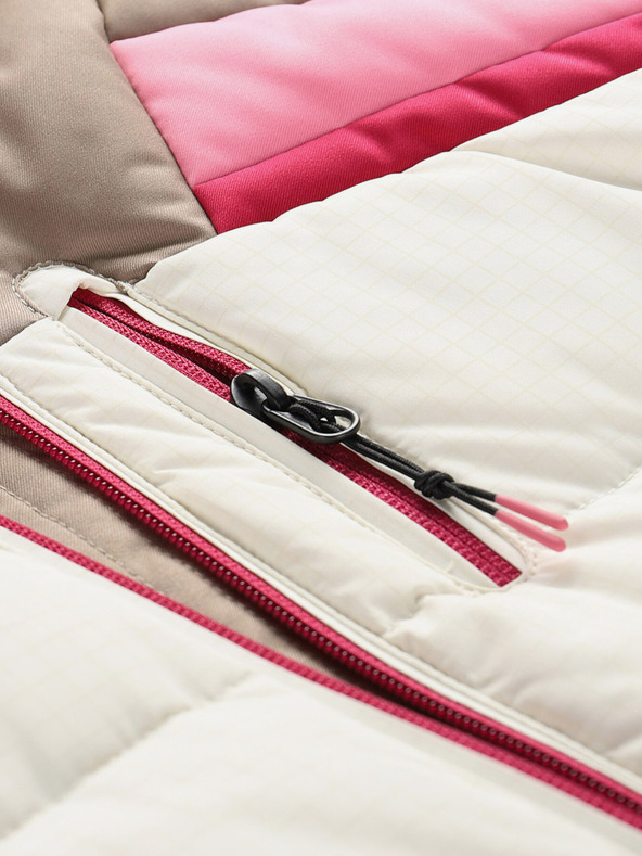 ALPINE PRO Ženska skijaška jakna s ptx membranom ALPINE PRO FERERA creme