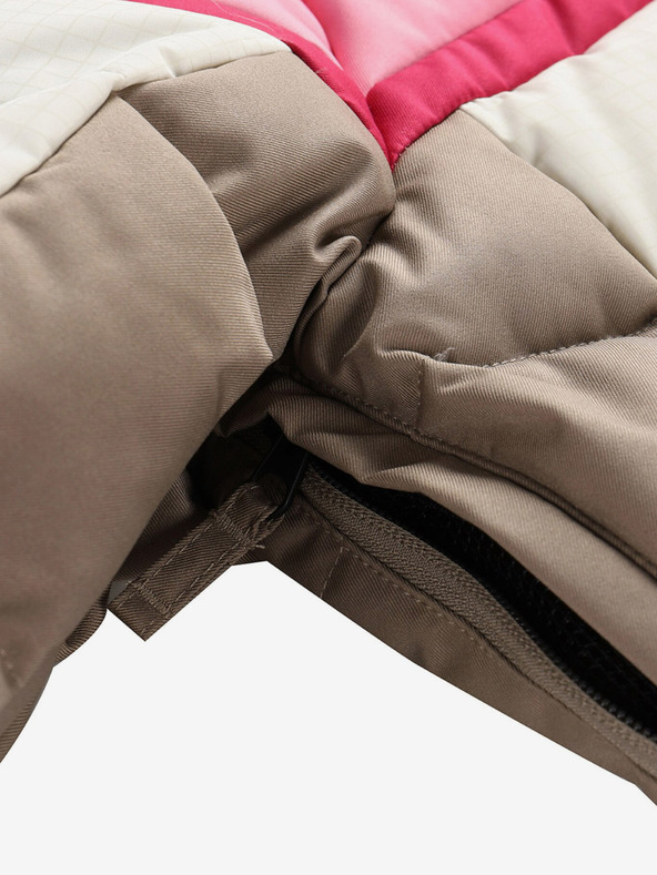 ALPINE PRO Ženska skijaška jakna s ptx membranom ALPINE PRO FERERA creme