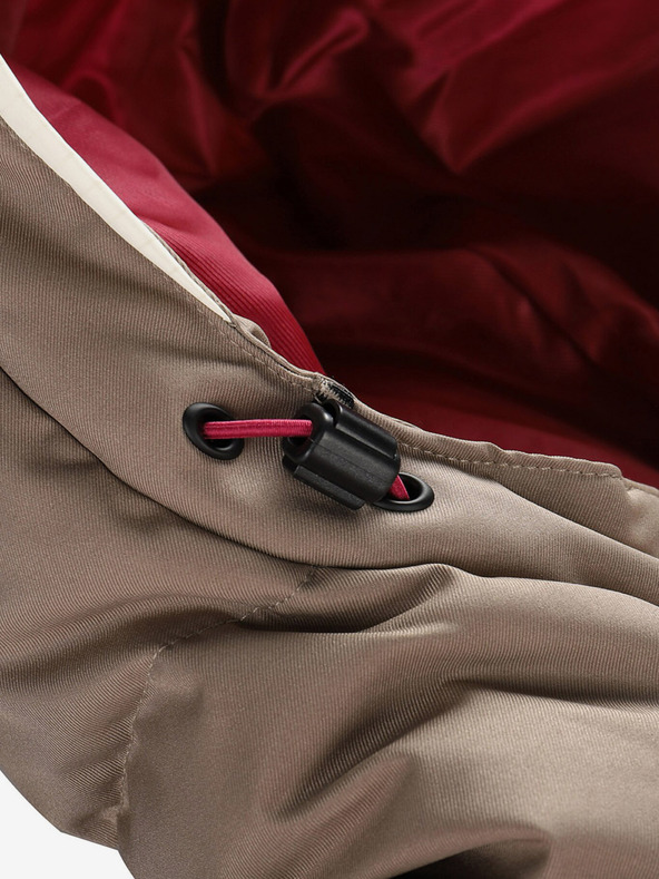 ALPINE PRO Ženska skijaška jakna s ptx membranom ALPINE PRO FERERA creme