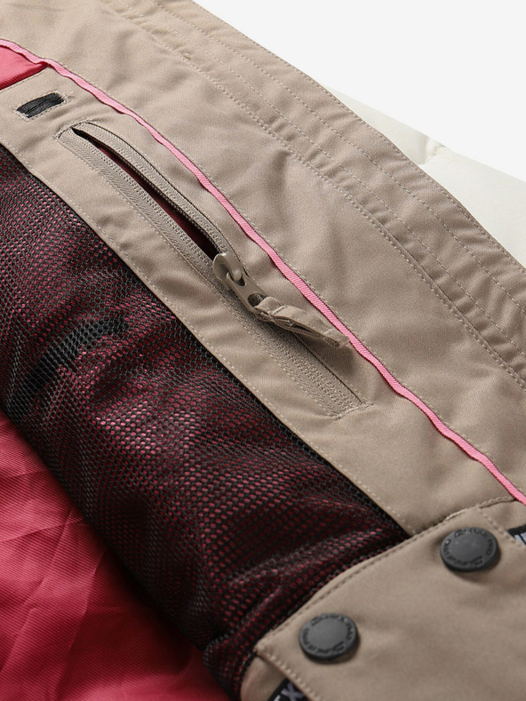 ALPINE PRO Ženska skijaška jakna s ptx membranom ALPINE PRO FERERA creme