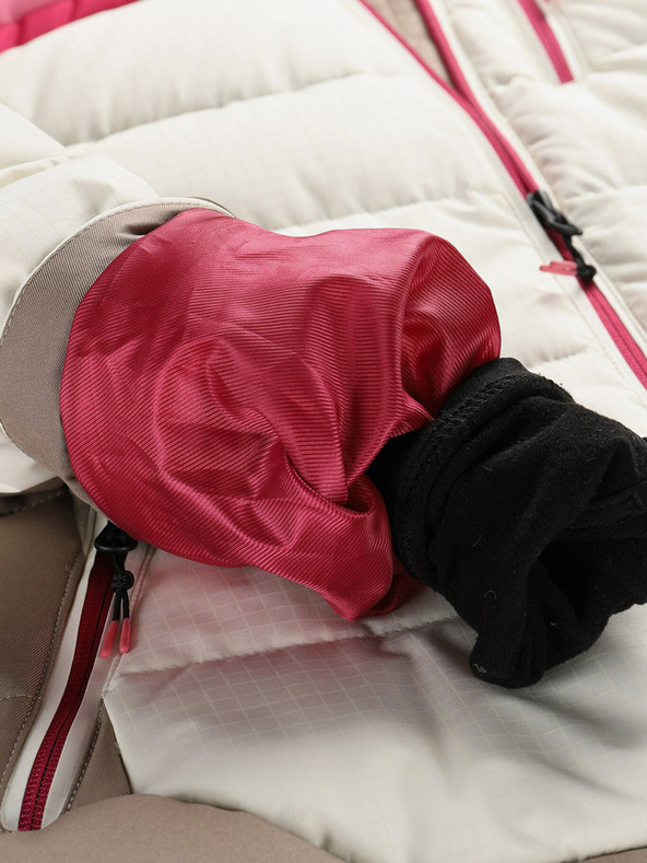 ALPINE PRO Ženska skijaška jakna s ptx membranom ALPINE PRO FERERA creme