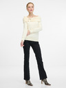 Orsay Krem ženska majica dugih rukava ORSAY