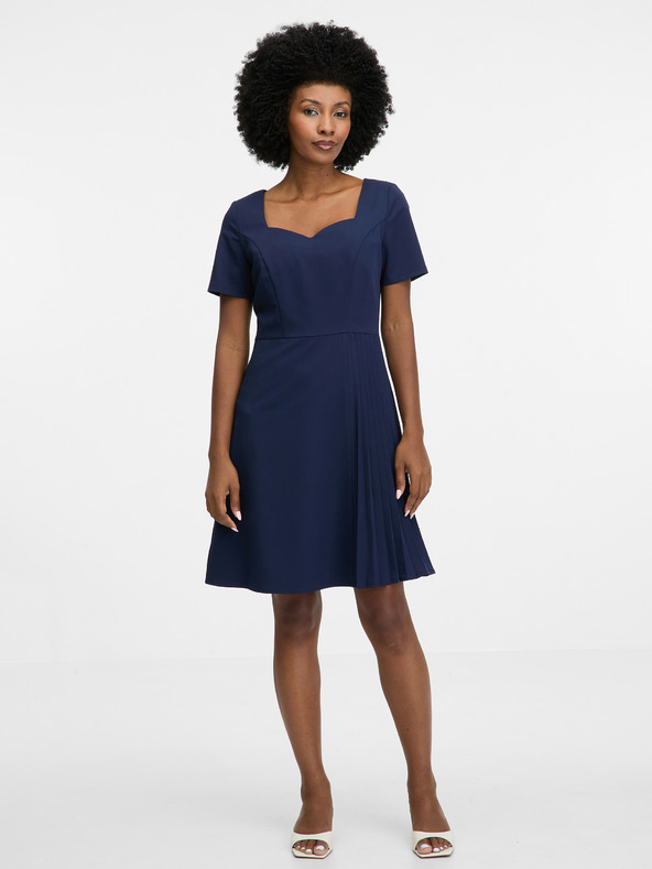 Orsay Plava ženska haljina do koljena ORSAY