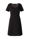Orsay Crna ženska haljina do koljena ORSAY