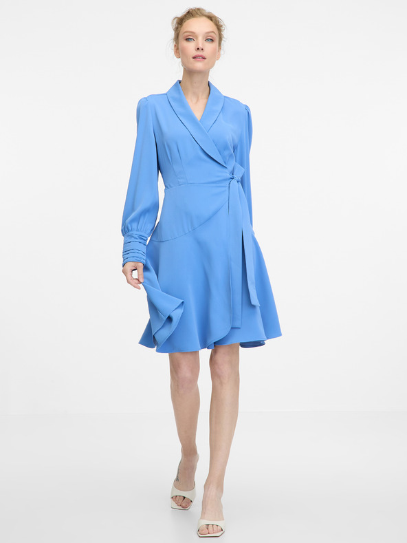 Orsay Plava ženska haljina do koljena ORSAY