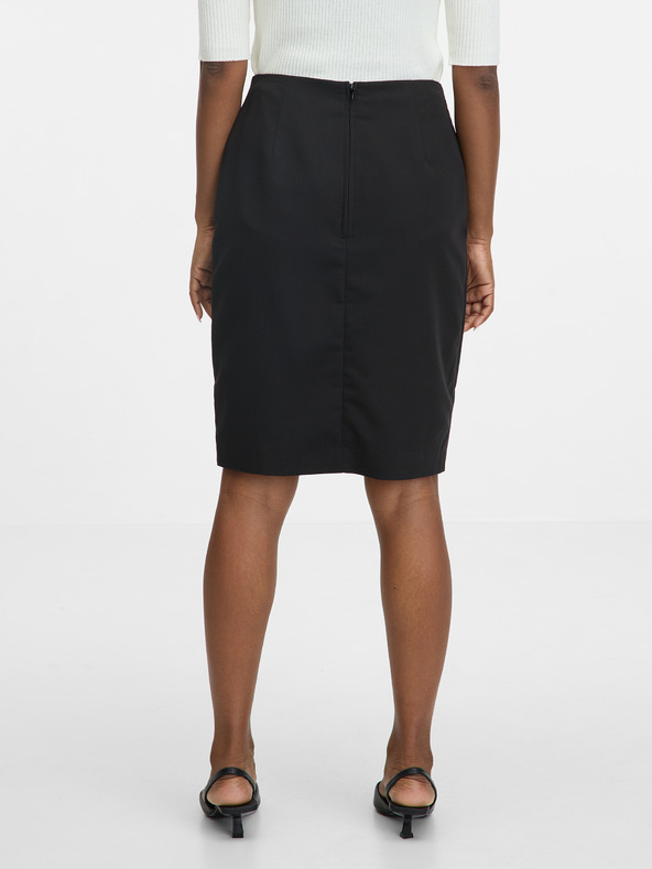 Orsay Crna ženska plašt suknja do koljena ORSAY