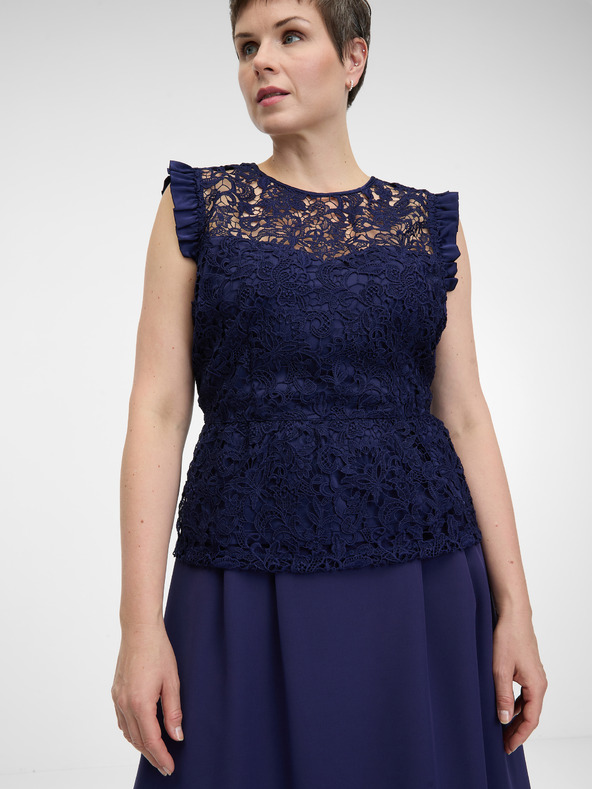 Orsay Tamnoplava ženska suknja do koljena ORSAY